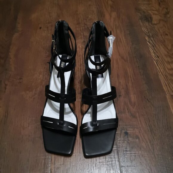 NEW Franco Sarto Women's Korie Strappy Gladiator Heeled Sandal Black Size 10M - Picture 3 of 9